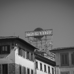Publicité Martini, Florance, Italie